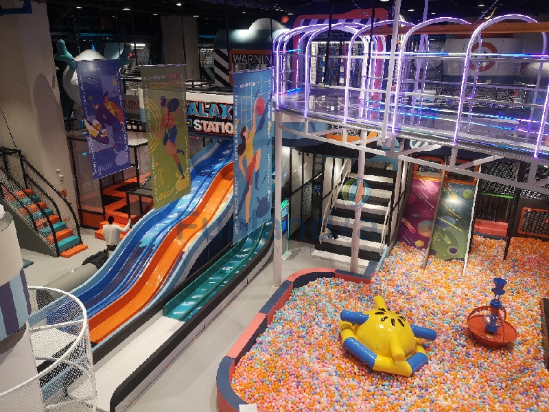 Little Hoo Galaxy Indoor Park, built by Funlandia, is popular among adults and children