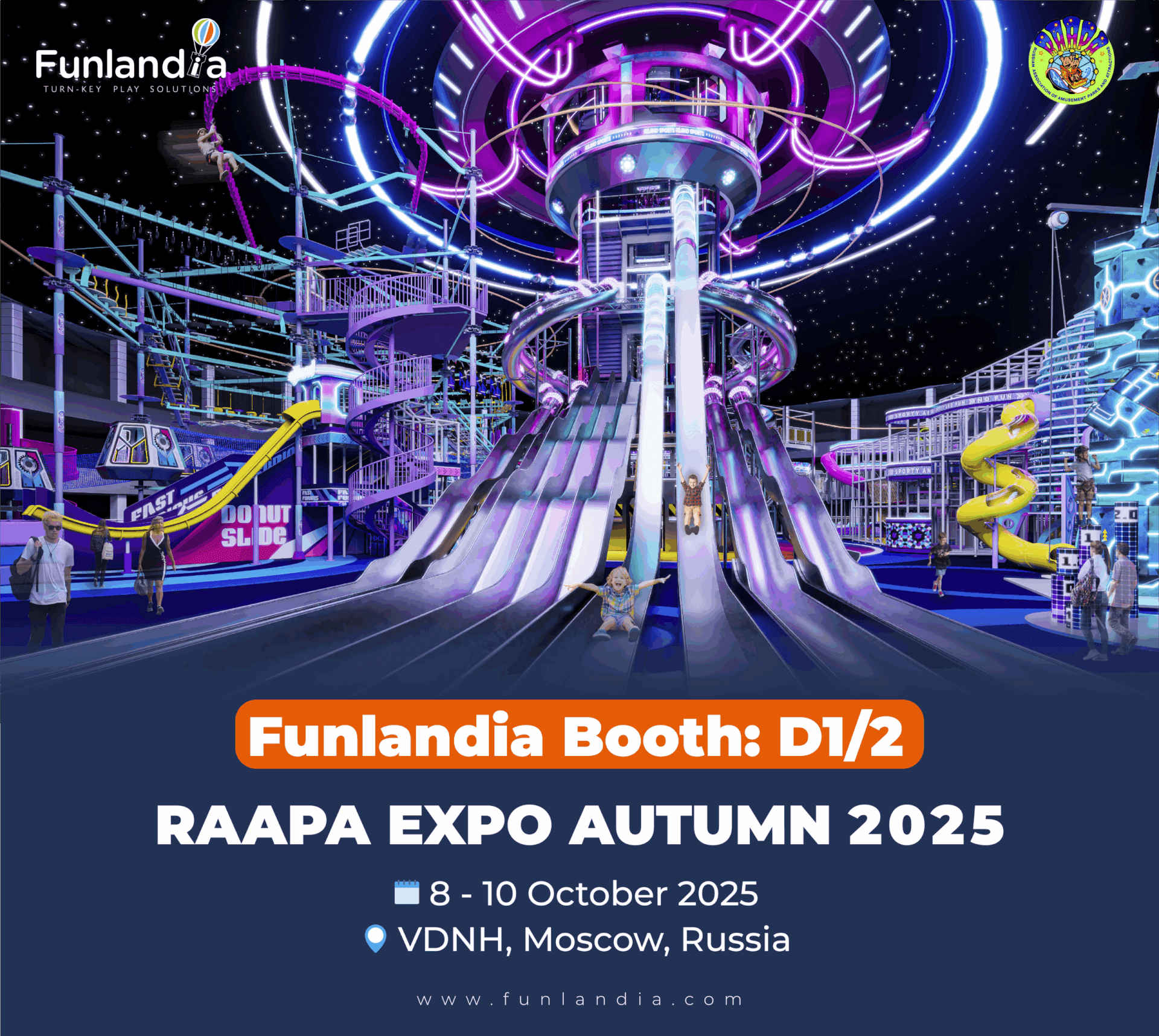Funlandia to Showcase Innovative Solutions at RAAPA EXPO Autumn 2025